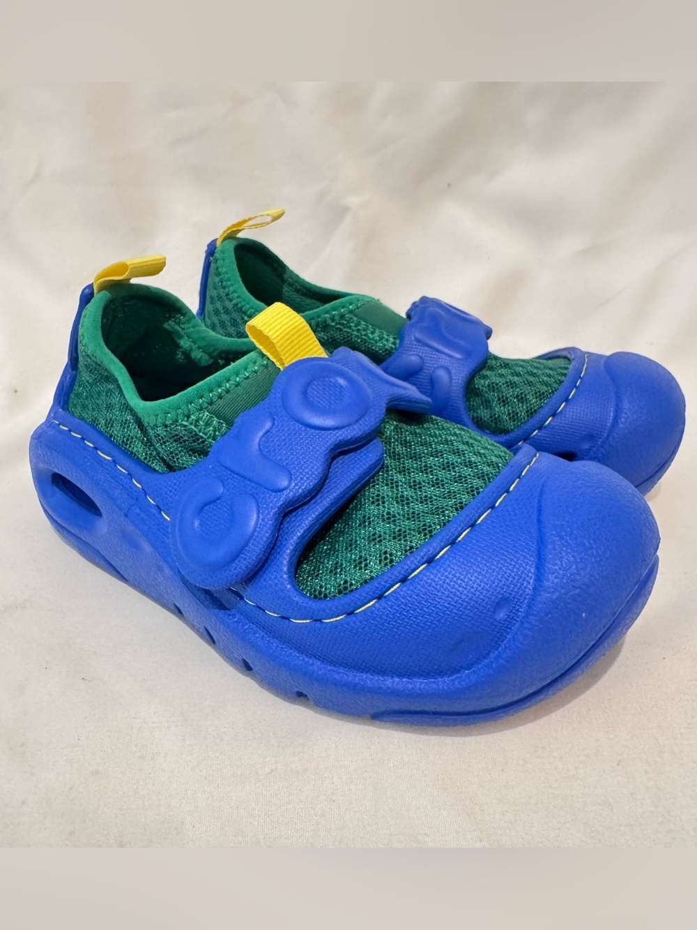 Crocs Kids Swiftwater Splash Little Kid Size C8 Green Ivy & Blue Waterproof Boys